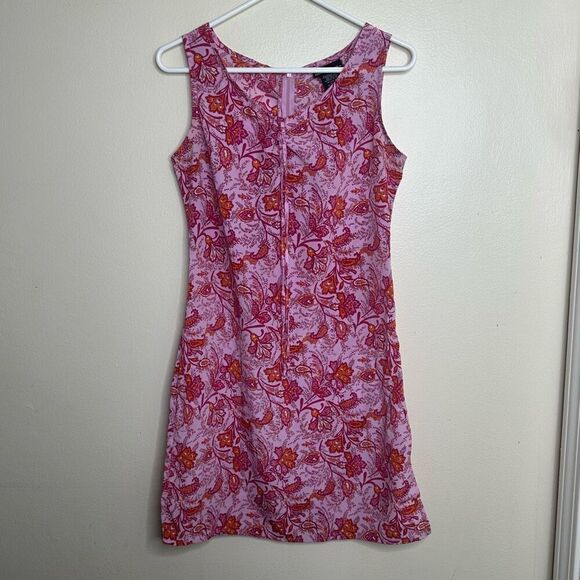 No Boundaries Dresses & Skirts - Y2K‎ No Boundaries Pink Paisley Sleeveless Shift Dress size Medium 7/9